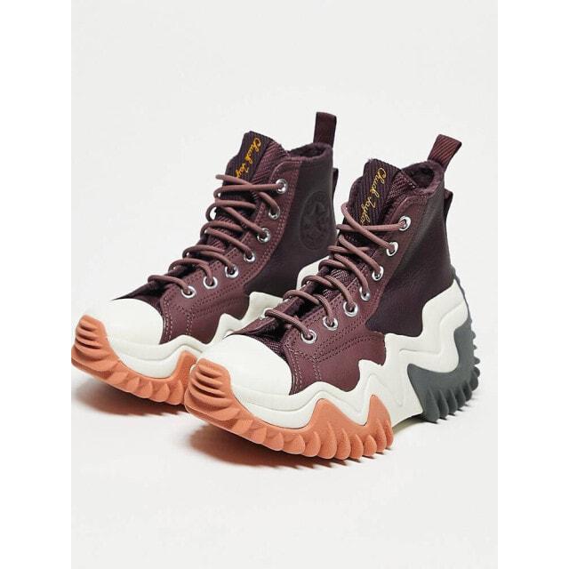 

Бордовые кроссовки Converse Run Star Motion Hi