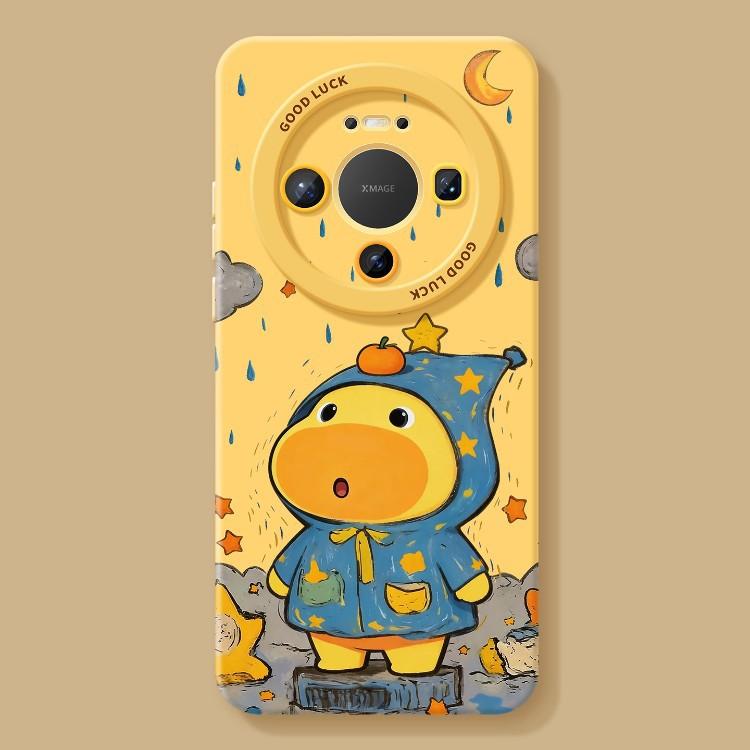 Lulu is suitable for Huawei mate11 mobile phone case, the new 11promax silicone 11 cartoon with lanyard 11 protective case.