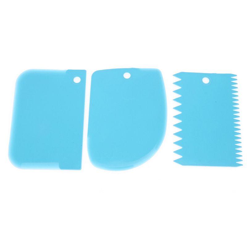 High-quality Plastic Dough Icing Fondant Scraper Tools For Pastry Perfection