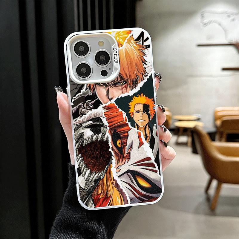 Bleach Kurosaki Ichigo Soft Phone Case for iPhone 15 16 17 Pro Max 17Air 16E 14 Plus 13 12 Mini Shockproof Cover Back Shell