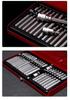 40-Piece Hex, Spline, and Twelve-Point Star Bit Wrench Set