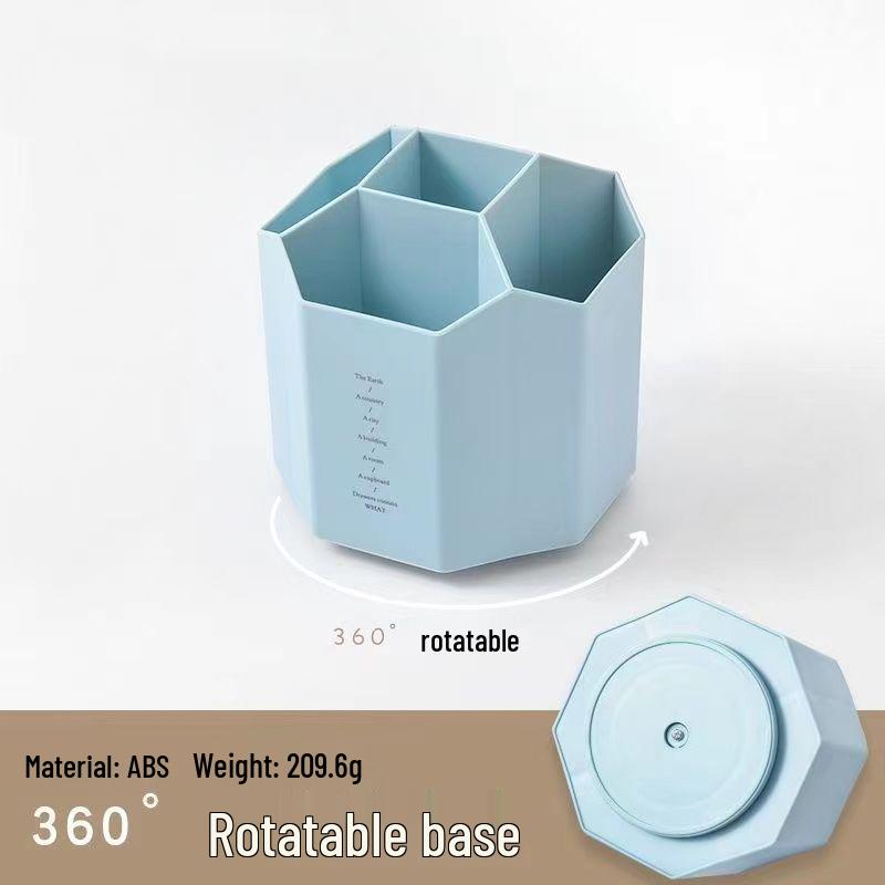 

360° Rotating Multi-compartment Desk Organizer Pen Holder for Classroom or Office