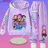 Movie Korean Style Sets Children Hoodies Pullover Sweatshirt Trucksuit Cartoon Girls Boy Kids Clothes