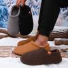 New Men Winter Slippers High Quality Soft Plush Warm Slippers for Women Non-Slip Indoor Home Footwear Comfortable Couples Shoes
