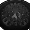 Black Hot Pot Grill Pan Round Round Thai Style BBQ Durable Grill Pan with Side  Home Cooking