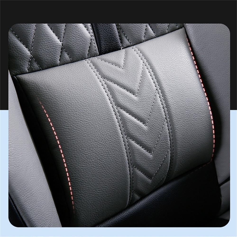 

PU Leather FULL SET 5-Seats Car Seat Covers Cushion Front & Rear