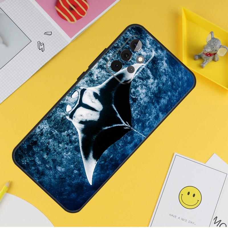 Zvířecí manta pro Samsung Galaxy A14 A34 A54 A12 A32 A52 A51 A71 A53 A33 A13 A15 A25 A35 A55 Pouzdro na telefon