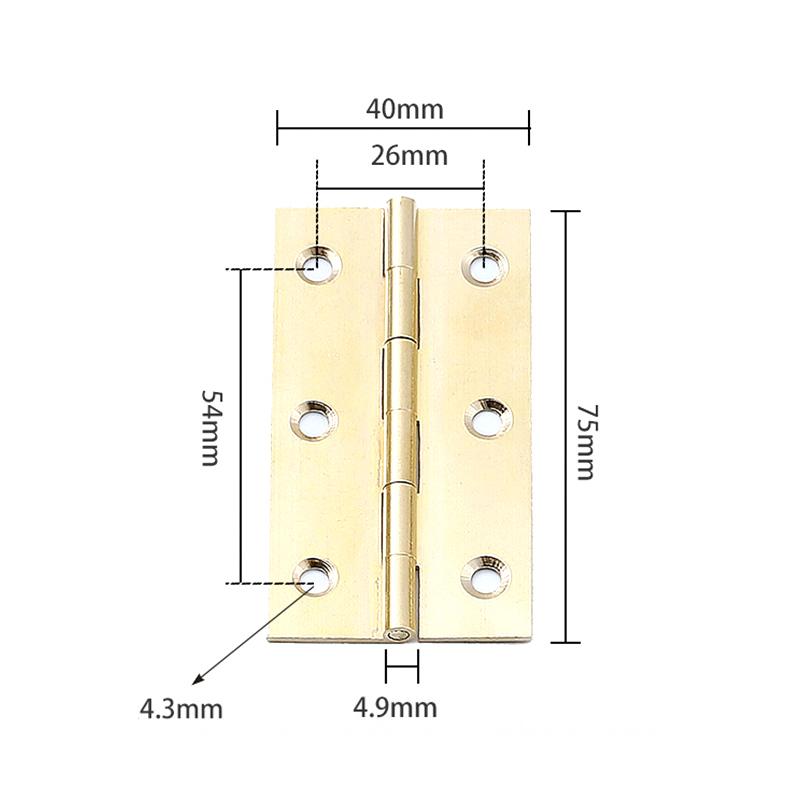 Pure Brass Miniature Hinges Brass Hinges Copper Mini Hinge