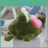 Animal Frog Plush Keyring With Short Plush Material For Teens Decor