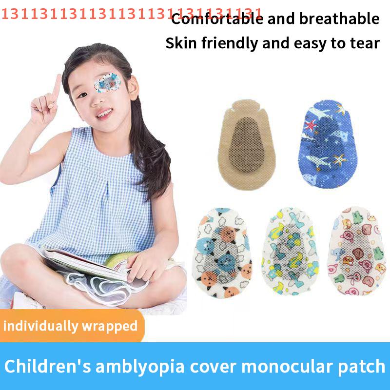 5Pcs Cartoon Medical Lazy Eye Patch For Kids Adult Strabismu Treatment Vision Care Patch Breathable Amblyopia Bandage Eye Pad