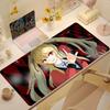 Game KKakegurui Saotome Meari Mouse Pad Large Desk Mat Keyboard Ergonomic Office Rubber Game PC Nonslip Antifray Home Custom