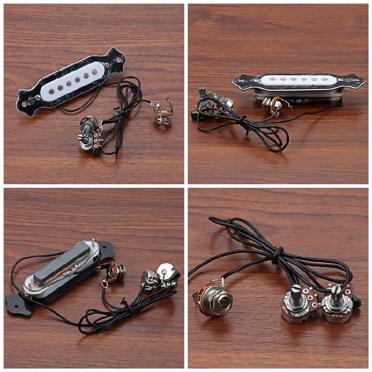 Prewired 6-String Guitar Pickup Soundhole Prewired Active Pickup Guitar Part