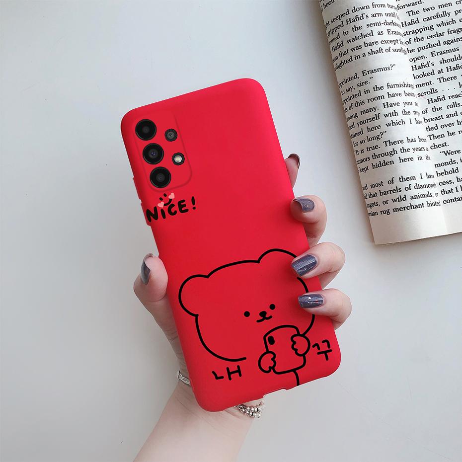 For Samsung A13 4G Case Cute Cartoon Painted Cover Silicone Soft TPU Phone Case For Samsung Galaxy A13 A 13 A 03 A03 Core Fundas