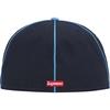 Supreme Piping Script Logo New Era Navy