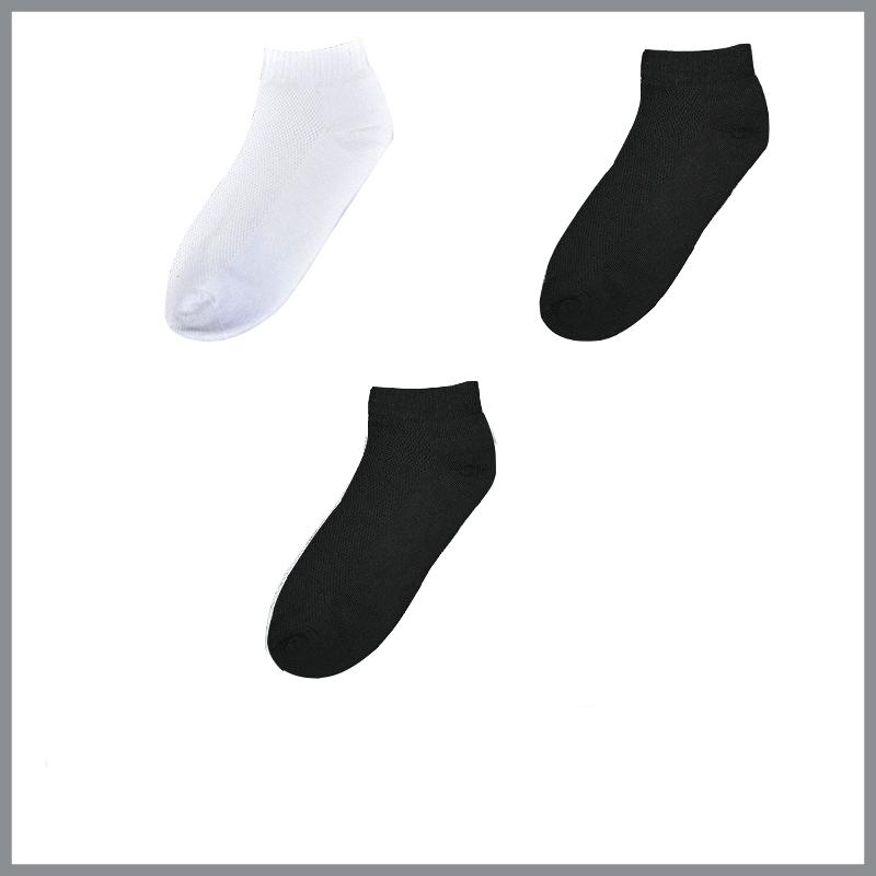 6Pcs=3Pairs/Lot Solid Mesh Men's Socks Short Invisible Ankle Summer Cotton Breathable Thin Male Boat Plus Size Eu 38-47