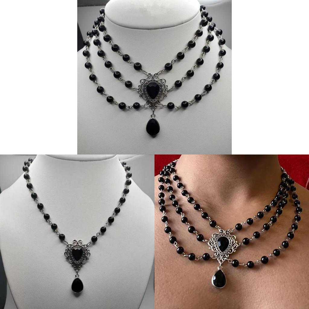 Collana Fantasy Gotica Vittoriana Medievale Con Ciondolo Geometrico Per Donne