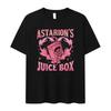 Funny Astarion Juice Box Pattern Tshirt for WomenRetro Fashion Aesthetic TshirtSummer Casual Extra T-shirt