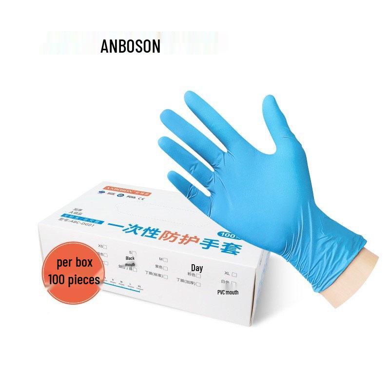 Ambozin Nitrile Disposable Food-Grade Waterproof Kitchen Gloves