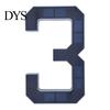 Outdoor House Number Light Solar Address Sign, LED Lighted for Waterproof Sign Outdoor, Auto On/Off, Garden Door Decoration Warm