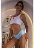 European & American Women’s Hipster Print Mid-Waist Lace Milk Silk Fashion