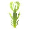 1/4Pcs 10.5g/10cm Soft Crayfish Lure Artificial Swimbait Reusable Bionic Simulation Lobster Fake Shrimp Bait Freshwater Saltwater Trout Bass Fishing