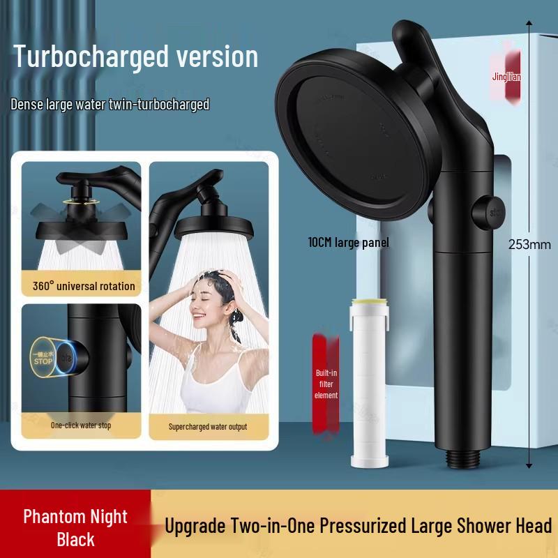 Adjustable Rotatable Shower Head for Small Apartments with Strong Water Flow