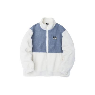 Anta Casual Stand Collar Fleece Jacket Unisex Jackets White 952248718-1