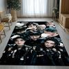 Bang Chan Kpop Stray Kids Tappeto Area Antiscivolo per Soggiorno Tappeto Morbido per Camera da Letto Stanza dei Giochi dei Bambini Divano,Zerbino Decorazione per la Casa Regalo
