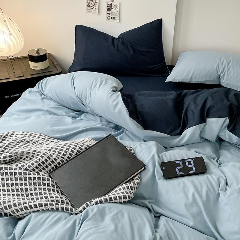 4-piece Cotton Bed Sheet Quilt Cover Student Dormitory Cotton Bed Hats Bedding