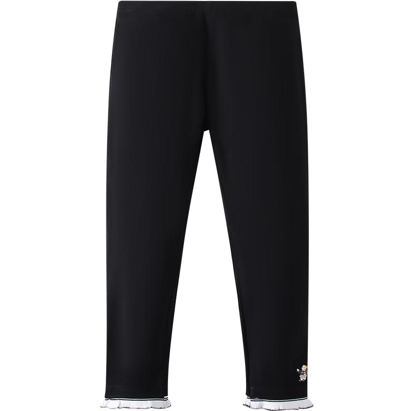 Классические хлопковые леггинсы для девочек с рисунком мишки 120