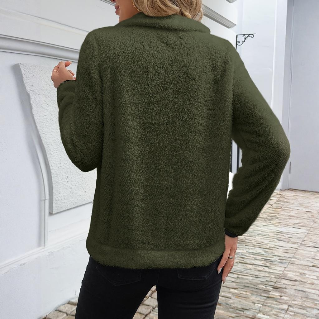 Women's Fall Hooded Sweatshirts Long Sleeve Half Zip Cropped Hoodies Pullover Winter Fashion Clothes