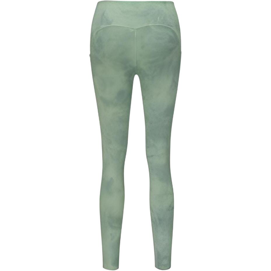 Reebok Fashion Casual High-Waisted Sports Leggings Women Bottoms Green 23RCS608WGL2