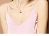 Sterling Silver Four-Leaf Clover Necklace for Women - Elegant Clavicle Chain Pendant, Perfect Valentine's Day Gift.
