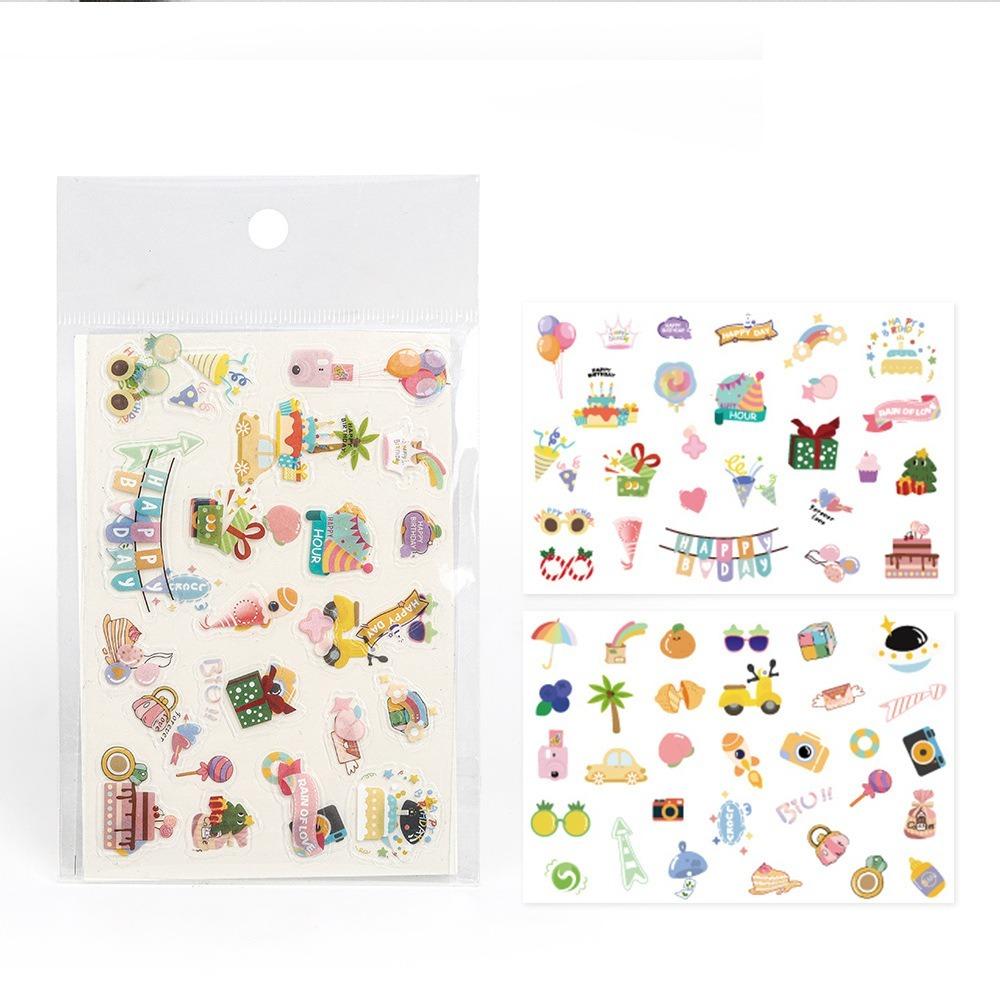 

[Film Lab] [Set of 2 Sheets] Cartoon Stickers for Instax Camera And Instax Photo DIY Decoration CAC30