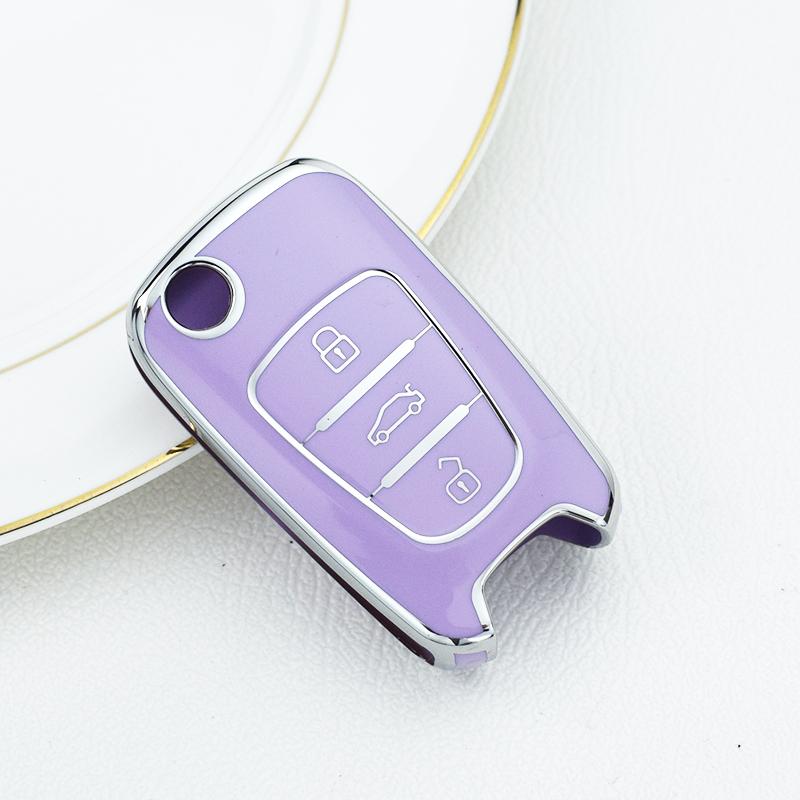 Car Key Cover Case Shell for Kia Rio K7 K5 Sportage Sorento Fashion Soft TPU For Hyundai Elantra Azera I20 I30 Veracruz Veloster