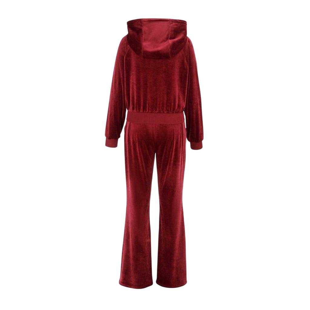 Miso Womens/Ladies Velour Raglan Long-Sleeved Tracksuit Set