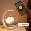Wireless Buletooth Speaker Smart Night Light Colorful Led Music Lamp With Speaker Touch Control Portable For Bedroom Decoration USB AUX