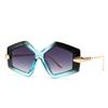 High Quality Retro High End Designer Style Trendy Edgy Punk Oversized Alloy Metal Female For Both Male Sun Glasses