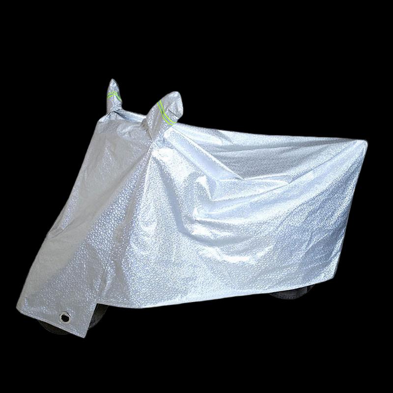 Motorcycle & E-bike Thickened Aluminum Film Dustproof Sun & Rain Cover L