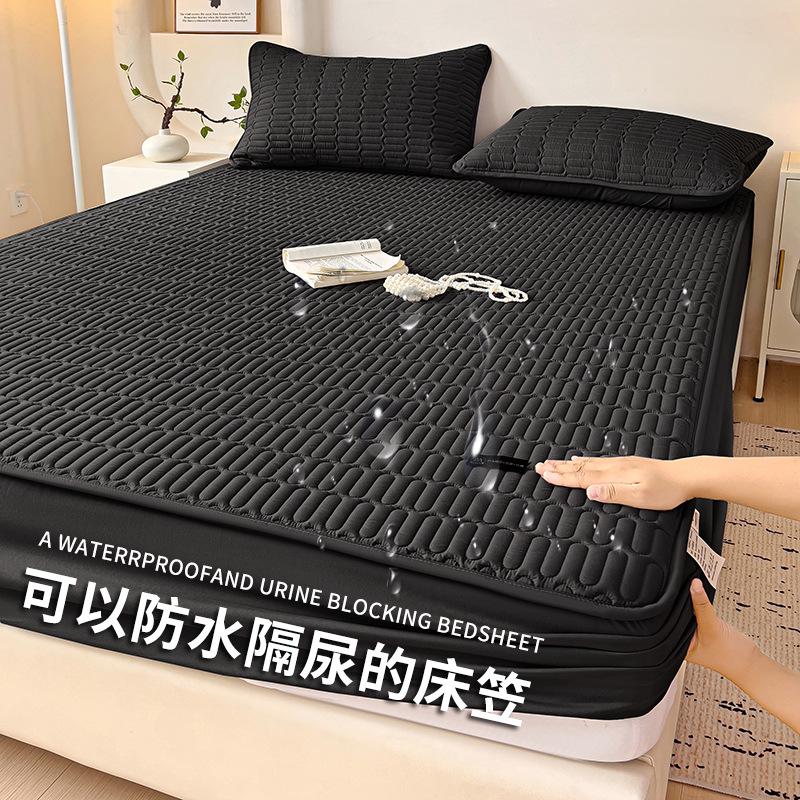 A-Class Antibacterial Quilted Waterproof Incontinence Mattress Protector Cover, Simmons Fitted Sheet, Universal Four Seasons.