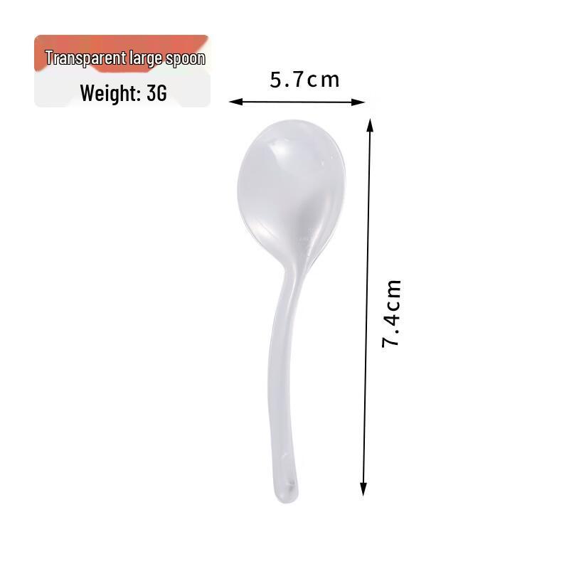 Disposable Plastic Takeaway Spoons