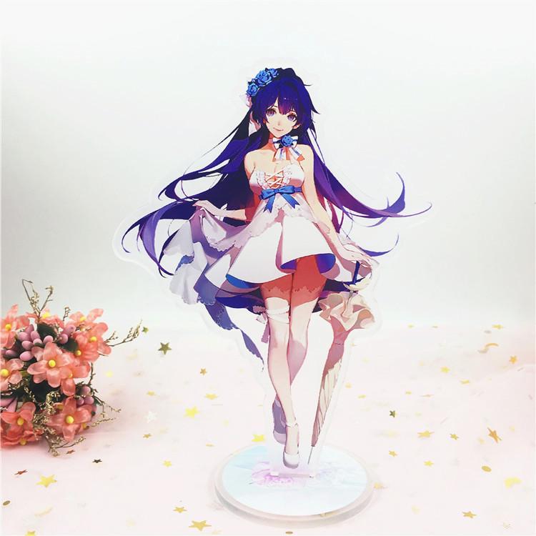 Game Anime Honkai Impact 3 Yae Sakura Teresa Mei Model Acrylic Figure Stand Painted Desk Decor Ornament Gift 15cm