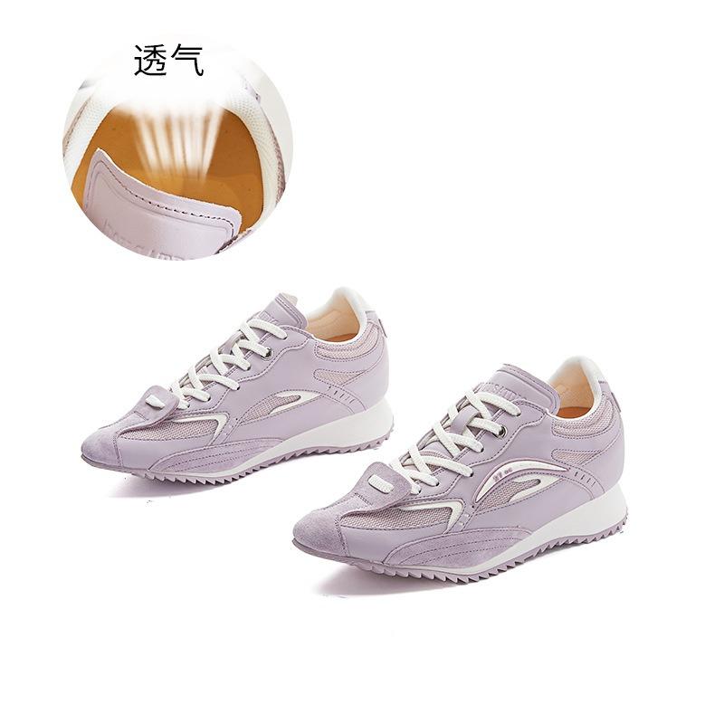 Chaussures de papa en cuir pour femmes automne nouveau pointu polyvalent chaussures de sport chaussures à plateforme décontractées pour femmes mode chaussures pour femmes tendance