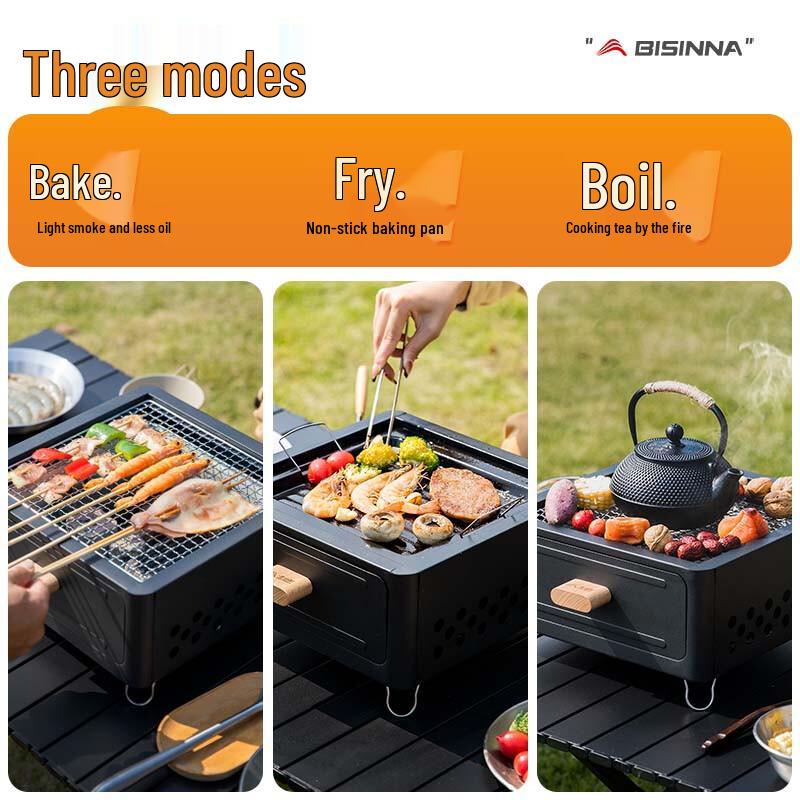 Beishanlang Outdoor BBQ Grill and Tea Stove Set