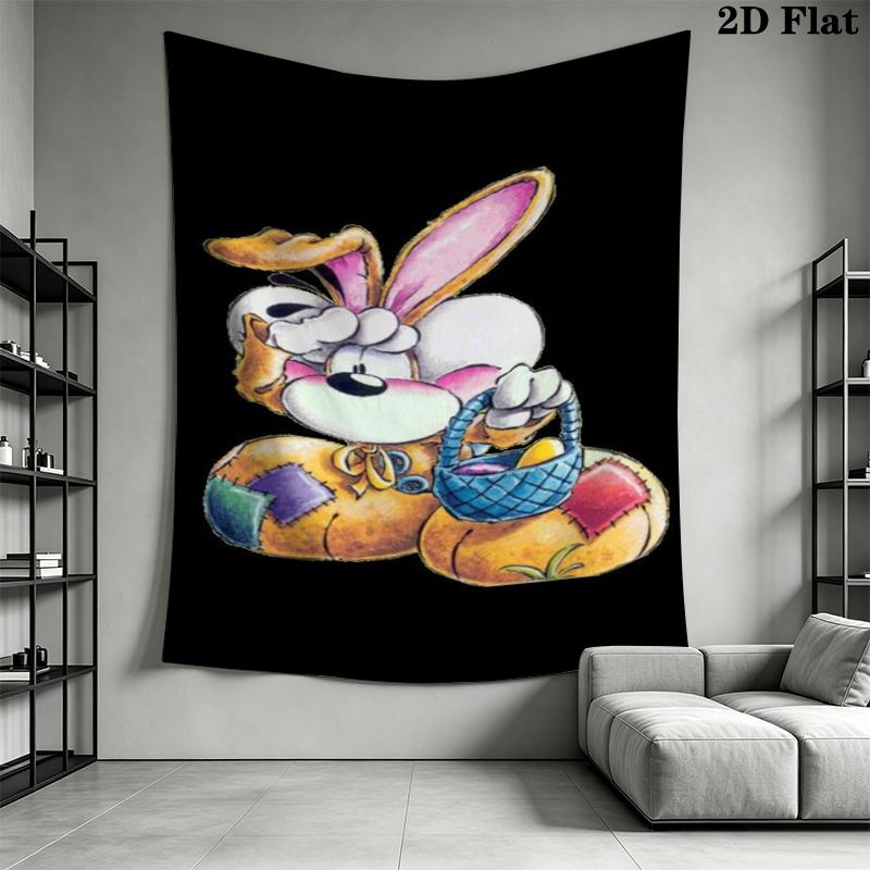 diddl Wall Tapestry Aesthetic Wall Hanging Printed Fabric Blanket Decorative Tapestries for Bedroom Living Room Home Decor