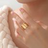 Dawapara Virgin Mary Ring Adjustable Holy Mother Mary Christian Gifts Blessing Protection Religious Ring Stainless Steel Jewelry