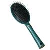 Dark Green Elastic Paint Airbag Massage Comb with Negative Ions for Smooth and Curly Hair