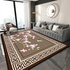 Chinese Classical Rug for Easy-Clean Living Room Coffee Table and Bedroom Cloakroom Non-Slip Decor