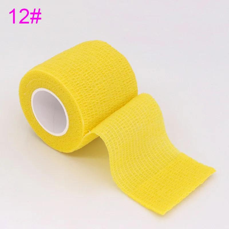 18 Colors Athletic Wrap Tape Self Adhesive Elastic Bandage Sports Protector for Knee Ankle Shoulder