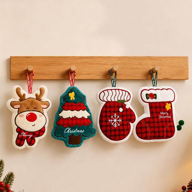 Christmas Hand Towels Absorbent Towel for Kitchen Bathroom Hanging Towels for Hands Christmas Decorations 2026 Navidad